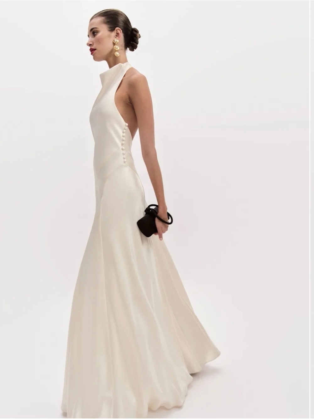 Reformation Roy satin dress
